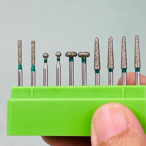 10-200 Dental FG Diamond Burs Composite/Polishing Burs for High Speed Handpiece - Picture 8 of 12
