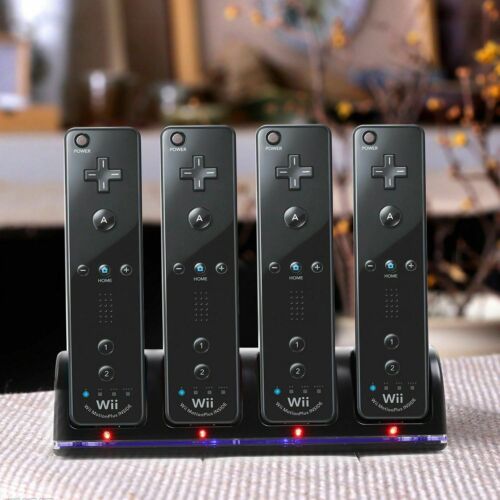 For Wii / Wii U Remote Controll Battery Pack Rechargeable & Charger Dock Station - Picture 21 of 33