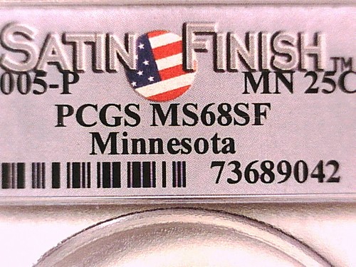2005 P Washington State Quarter PCGS MS 68 SF Minnesota Satin Finish 73689042 - Picture 3 of 3