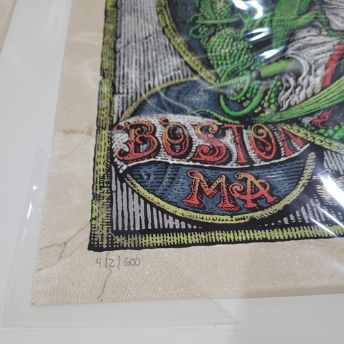 Phish Fenway Park Poster By David Welker Boston Mass 7/5 7/6/19 signed #412/600 - Picture 3 of 4