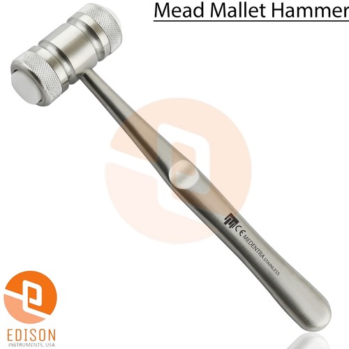 8Pcs Dental Sinus Lift Offset Osteotome Bone Grafting Syringe Mead Mallet Hammer - Picture 2 of 8