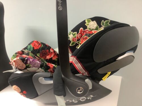 cybex Z i-Size seggiolino auto fioritura primaverile nero, airbag design - Foto 2 di 17