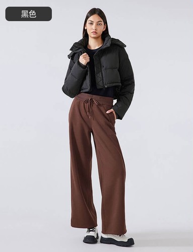 Women Winter Puffer Jacket Quilted Down Crop Hooded Small Medium Large Size 4-12 - Picture 35 of 41