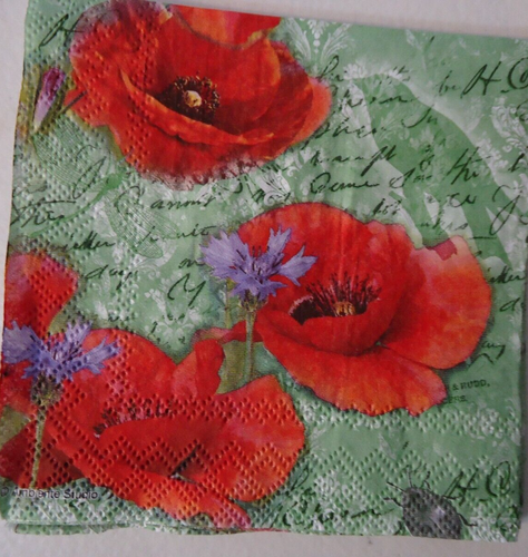 10 Servilletas Libélula Abeja Amapolas Camión Lavanda Decoupage Artesanías Diarios Tarjetas - Imagen 11 de 11