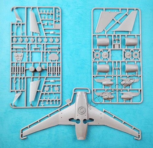 KITSHOBBY 1/144 Airbus A220-300 Air France Model Kit Set - Picture 4 of 4