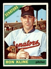1966 Topps Baseball #453 Ron Kline VG *d4