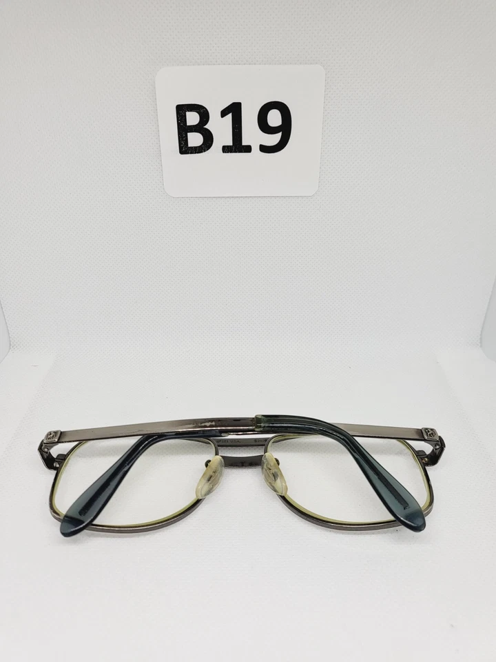 Marcos de gafas de aviador grises de colección UNIVIS Bronzini EE. UU. 145 53-18 Foto 4 de 4