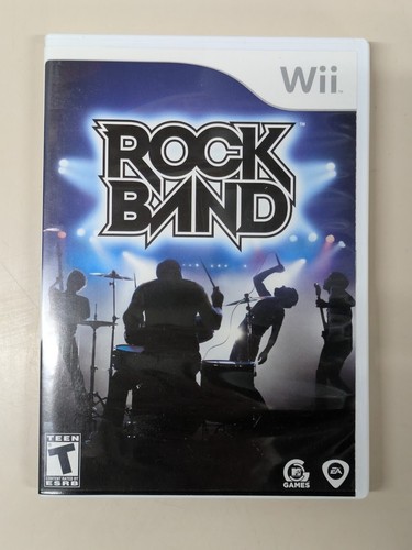 The Original 2006 Rock Band Nintendo Wii wit Case & Manual Good Condition - Picture 1 of 4