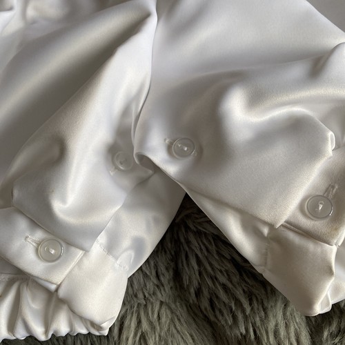 #71) Was£64 Baby Boys White & Ivory Romper, Waistcoat 12-18Mths Pixie kitten - Picture 4 of 11