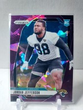 2024 Panini Prizm - Rookies Jordan Jefferson #358 Purple Ice Prizm /225