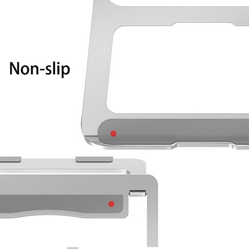 Ergonomic Aluminum Laptop Stand with Heat-Vent Laptop Lifting for 99% Laptops - Afbeelding 5 van 12