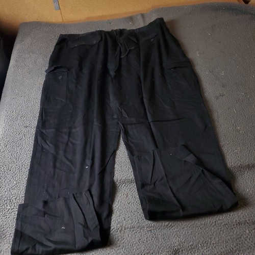 KingSize Cargo Pants Big Tall Mens Size 4XL 38L Black Chino Khaki Cotton - Picture 8 of 8