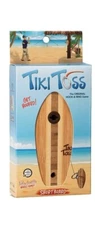TIKI TOSS Hook and Ring Toss Game - Short Board Edition - Indoor Outdoor