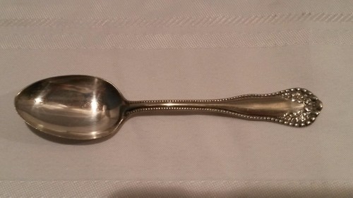 VINTAGE INT SILVER WM ROGERS TEASPOON - MAYFLOWER PATTERN - NO MONOGRAM - Picture 1 of 5