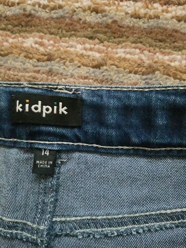 Girls Kidpik SZ 14 Denim Frayed Rose Shorts~ - Picture 3 of 9