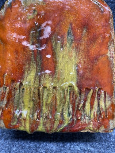 Mexikanische Keramik rote schwere Tonflasche/Kanne handgefertigt - Bild 12 von 17