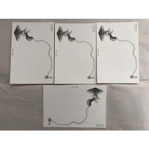 Yuko Higuchi Postcards set of 4 Limited Edition URESHIKA Gallery Nishi-ogikubo - Picture 6 of 6