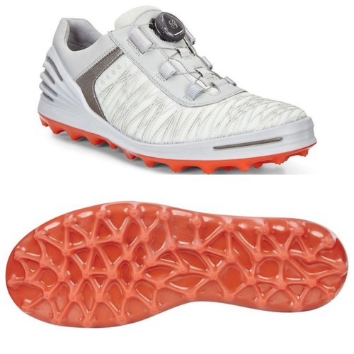 New Ecco Mens Golf Shoes Cage Pro BOA White EU39 40 41 42 43 44 45 $250 - Picture 10 of 15
