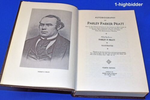 1950 Life and Travels of Parley P Pratt Autobiography Hardcover LDS Mormon - Picture 2 of 7