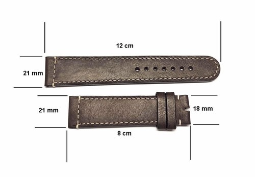 EBERHARD braunes Armband 21 mm 169 SCAFOGRAF 300 41042, 41034 41038 41040 ORIGINAL NEU - Bild 2 von 6