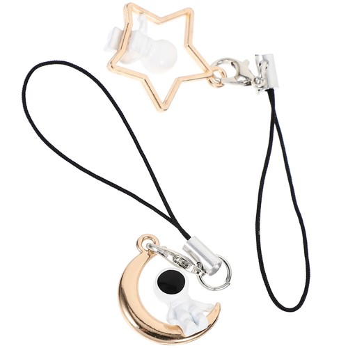2 Pcs Mobile Phone Accessories Miss Cellphone Key Charm Charms Matching - Zdjęcie 6 z 12