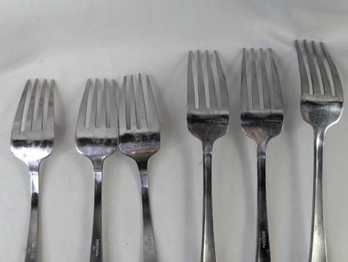 Mikasa Gourmet Basics Satin Salad Dinner Forks Lot - Picture 9 of 12