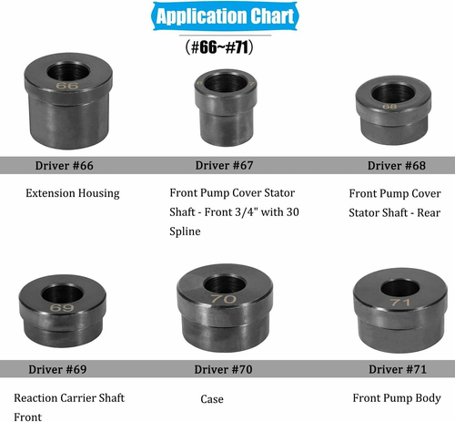 13 PCs T-0220-700R4 Bushing Driver Tools Kit Fits for GM 700-R4 4L60 4L60E 4L65E - Picture 6 of 12