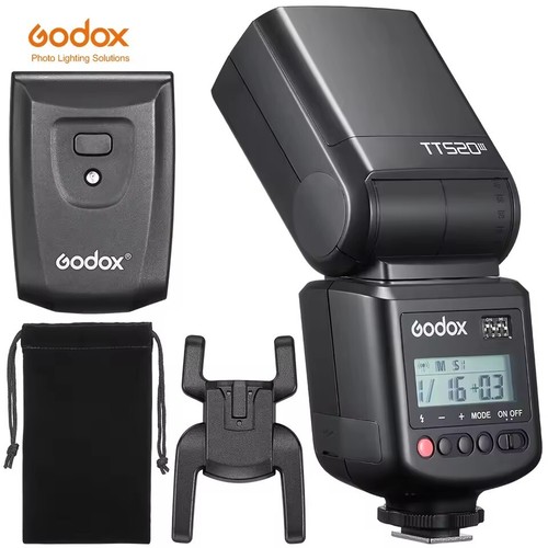 Godox Thinklite TT520III Wireless Camera Flash Light Nikon Sony Canon Speedlite - Picture 2 of 9
