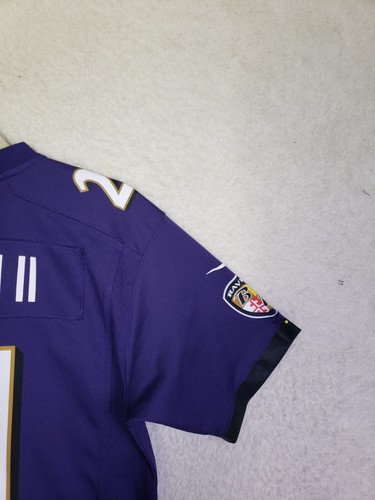 Nike On Field Baltimore Ravens #21 Mark Ingram II Football Jersey Youth Large - Picture 12 of 18