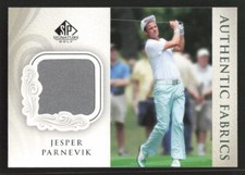 2004 SP Signature Jesper Parnevik Authentic Fabrics MEM Gray Shirt #AF-JP Card