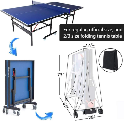 Ping Pong Table Cover Premium Heavy Duty Waterproof Cover for Outdoor & Indoor F - Picture 2 of 7
