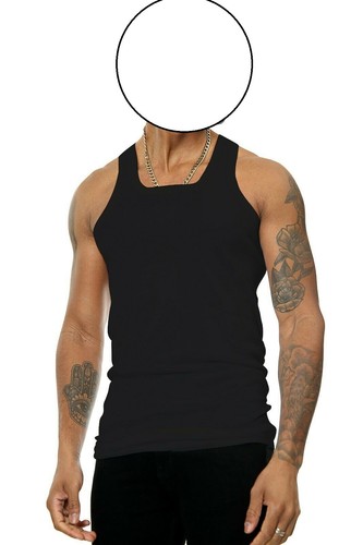 6 STÜCK Herren Weste Passform schmale Passform Sport Muskeln Fitnessstudio Rippe Tank Top Baumwolle - Bild 2 von 7