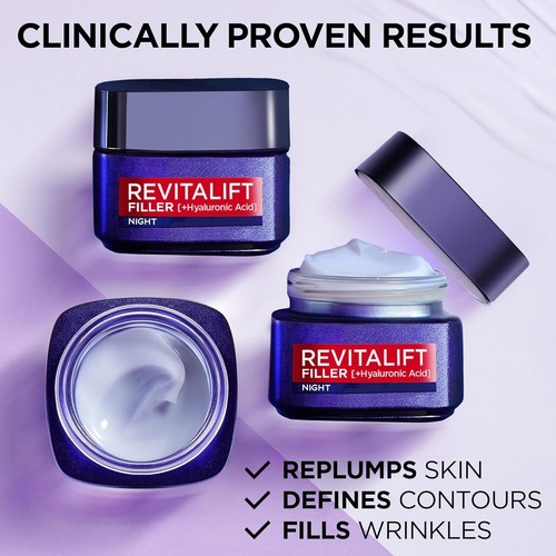 L'Oréal Revitalift Filler Deep Replumping Anti-Aging Cream (50ML) - Picture 3 of 6