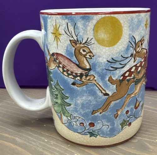 222 Fifth 12 Days Of Christmas Mug 10 Lords A Leaping - Picture 3 of 4