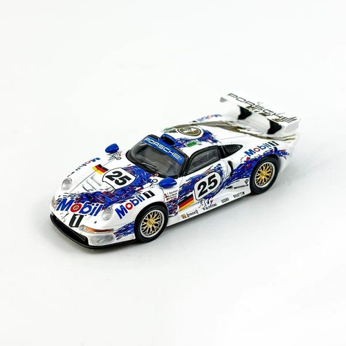 Sparky TINY 1:64 Porsche 911 GT1 1996 Le Mans simulation alloy model - Picture 7 of 14