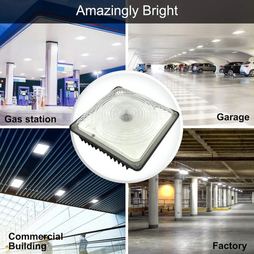 LED Canopy Lighting Fixtures 70W 5000K White for Parking Garage Lighting - Picture 18 of 23