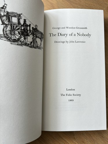 John Lawrence THE DIARY OF A NOBODY Folio Society 1990 George Weedon Grossmith - Picture 3 of 6