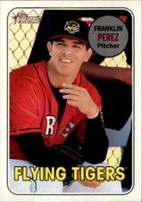 Franklin Perez 2018 Topps Heritage Minor League Card #6