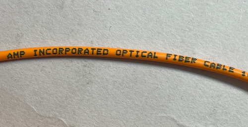Amp Corp 25M 100/140 Simplex Multimode Fiber cable ST to ST Connectors NEW - Picture 2 of 4