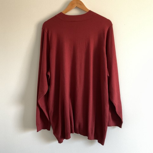 Torrid Pullover Mock Neck Burgundy Red Keyhole Top Size 5XL NWT - Picture 6 of 8