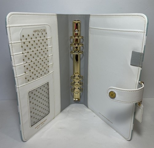 Webster’s Pages Planer, A5 türkis/weiß Planer Kit, mit einigen Einsätzen 6 Ringe NEU - Bild 5 von 9