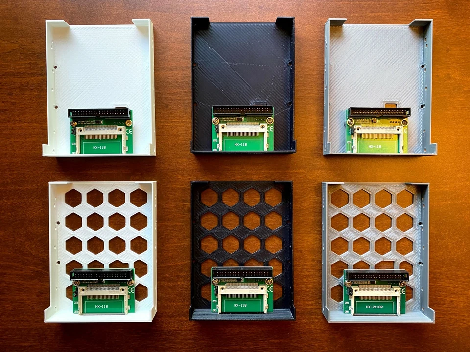 3,5" Diskettenschacht CF Compact Flash auf IDE Festplattenträger / Adapter - 40 Pin