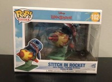 Funko Pop Rides Disney Lilo & Stitch Stitch In Rocket #102 MINT CONDITION
