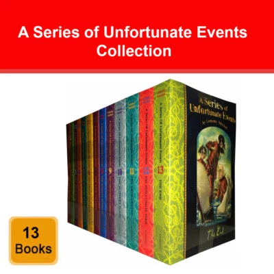 A Series of Unfortunate Events Collection Lemony Snicket 13 Books Set pack NEW