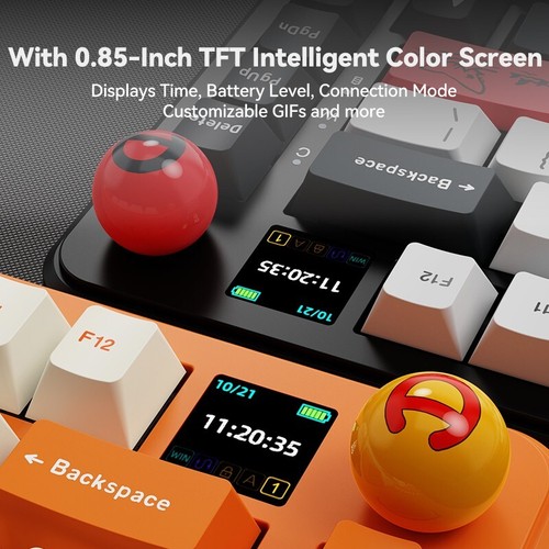 AJAZZ AK820 MAX kabellose mechanische Gaming-Tastatur mit drei Modi - Bild 68 von 90