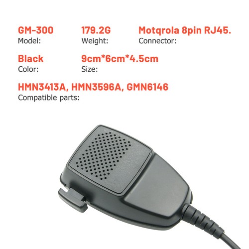 10PC 8pin HMN3596A Radio samochodowe Głośnik Mikrofon do Motorola GM950 GM300 PRO5100 - Zdjęcie 5 z 12