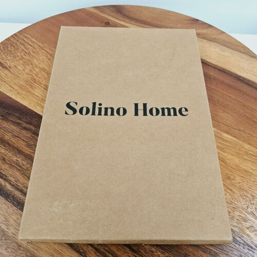 Juego de 4 servilletas Solino Home Buffalo Check lino puro hortensia azul cuadros nuevo - Imagen 6 de 10