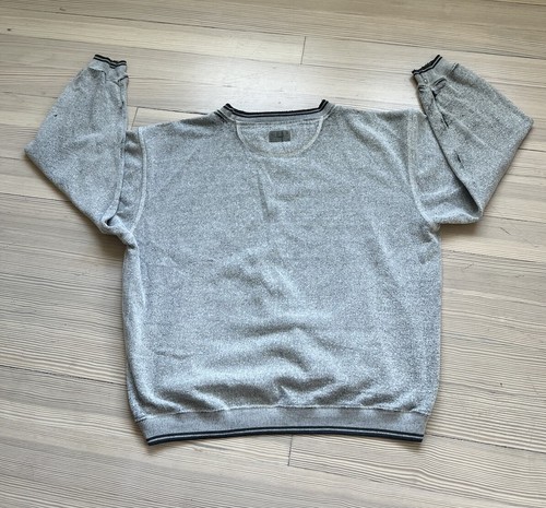 VTG Y2K Sea Gull Golf Club Textured Crewneck Sweatshirt Ribbed Cuffs Size Large - Picture 9 of 10