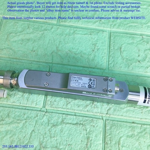 Atlas Copco ETF M 50, Microtorque Tool as photo, sn:3361, DHLtoUS, Y2019. - Picture 5 of 12