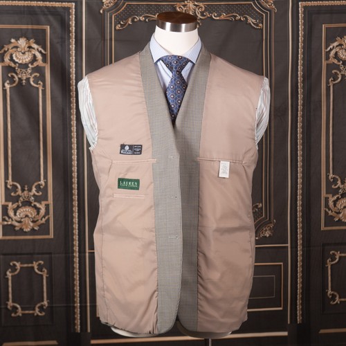 Lauren Ralph Lauren Mens Sport Coat 43R Houndstooth Blazer 100% Wool 3 Button - Picture 7 of 10